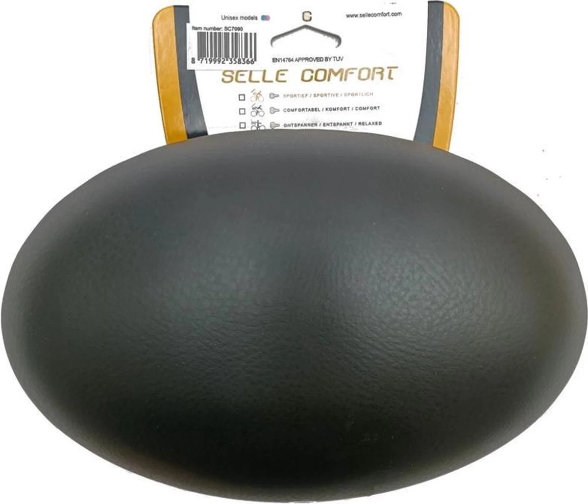 Selle Comfort Zadel Rok 22 Cm Dames Zwart 2 Selle Comfort Zadel Rok 22 Cm Dames Zwart - Afbeelding 2