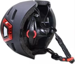 Fietshelm- Met Voor- En Achterlicht-Skatehelm -Maat-M-54 Tot 57 Cm-Helm Mat-Zwart - LED Verlichting -Fiets Serie Winkel 1200x1030 2