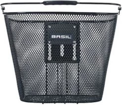 Basil Bremen BE - Fietsmand - Inclusief Systeem - Voorop - Zwart -Fiets Serie Winkel 1200x1031 3