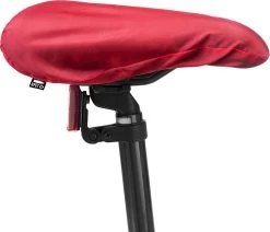 Merkloos Zadelhoes - Fietszadelhoes - Fiets Accessoires - Regen - RPET - Polyester - Rood -Fiets Serie Winkel 1200x1032 6
