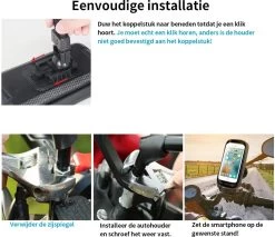 Telefoonhouder Voor Motor Fietsen En Scooters - Universele Houder Voor Mobiele Telefoons, Anti-shake En Stabiele Houder Klem Met 360 ° Rotatie Voor IPhone Samsung SmartPhone GPS Van 3,5 Tot 6.7 Inch -Fiets Serie Winkel 1200x1034 13