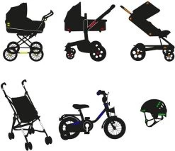 Reflecterende Veiligheids Stickers - Wit/zilver - Reflectie Tape Voor In Het Verkeer - Maak Wandelwagens, Koffers, Buggy's, Skelters, Helms, Fietsen Etc Goed Zichtbaar In Het Donker. -Fiets Serie Winkel 1200x1034 5