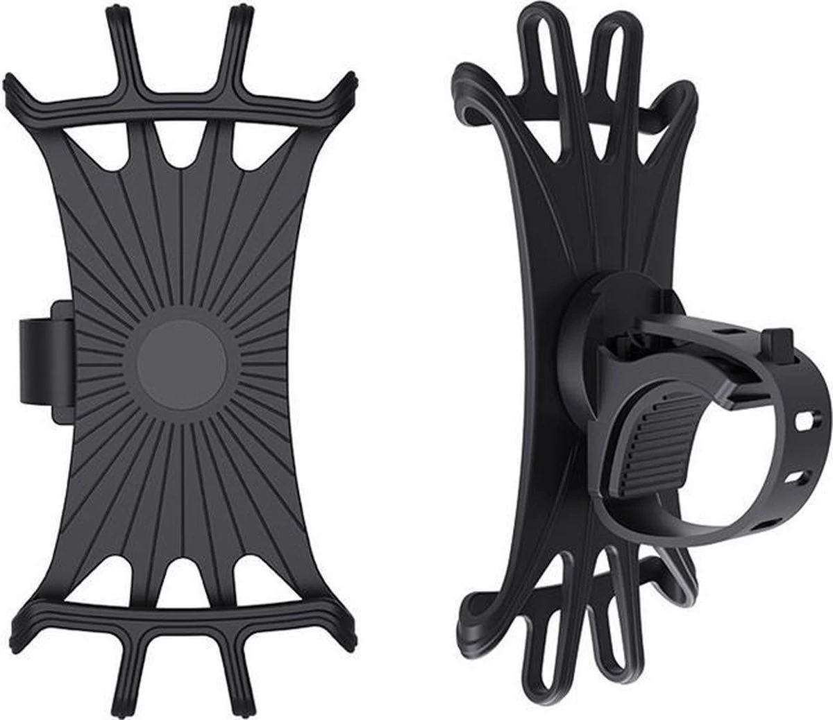 Merkloos Mobiele Telefoon Houder Voor Op Je Fiets | Geschikt Voor Elk Toestel | Houder Telefoon | Extra Stevig | Smartphone Houder | Stuur Houder | 360 Graden Draaibaar | Motor | Racefiets | Zwart 3 Merkloos Mobiele Telefoon Houder Voor Op Je Fiets | Geschikt Voor Elk Toestel | Houder Telefoon | Extra Stevig | Smartphone Houder | Stuur Houder | 360 Graden Draaibaar | Motor | Racefiets | Zwart - Afbeelding 3