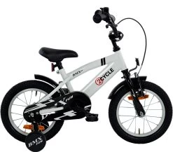 2Cycle BMX-Fun Kinderfiets - 14 Inch - Wit - Jongensfiets