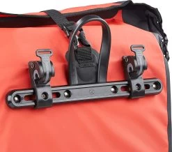 ACROPAQ Fietstas - Enkele, 25L, Waterdicht, Dragen Als Handtas En Schoudertas, Met Reflectoren - Ook Voor Elektrische Fietsen - Oranje -Fiets Serie Winkel 1200x1057