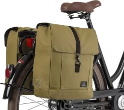 Fastrider Jaxx II Dubbele Fietstas Basics MIK - Groen - 28 L -Fiets Serie Winkel 1200x1059 1