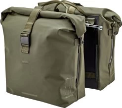 Basil SoHo Dubbele Fietstas MIK - Mosgroen - 41 Liter