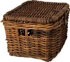 Fastrider Sera Rotan Fietsmand - Bruin - 17L - Handgemaakt - Met Klep -Fiets Serie Winkel 1200x1066