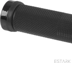ESTARK® - Fietshandvatten - Lock-On - Handvatten - Universeel - Fiets – Mountainbike – Professioneel - Grips - Extra Grip – Fietshandvaten -Handvaten - Handig Te Monteren - Anti-slip – Fietsen – Stuur – Bikegrips – Lock-on Aanspanbaar - Zwart - LO-zw -Fiets Serie Winkel 1200x1066 5
