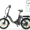 Merkloos Windgoo E20 Urban- Elektrische Fiets - E-bike - 20Inch - 12.5Ah - APP - Fat Tire - 7 Speed Shimano