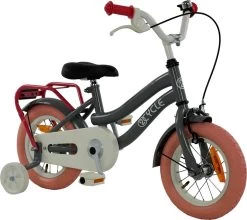 2Cycle Pretty - Kinderfiets - 12 Inch - Grijs-Roze - Meisjesfiets -Fiets Serie Winkel 1200x1068 9
