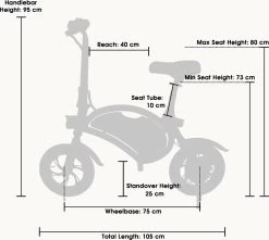 Windgoo - B3 Elektrische Long-Range E-Bike Met Trappers - E-bike - 25Km / H - Zwart 17 Windgoo - B3 Elektrische Long-Range E-Bike Met Trappers - E-bike - 25Km / H - Zwart -Fiets Serie Winkel 1200x1072 8