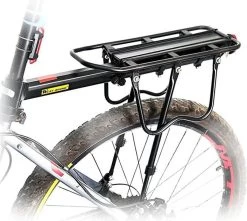 Merkloos Bagagedrager Fiets - Bagagerek Met Zadelpenbevestiging - Aluminium - Zwart - Geschikt Voor Mountainbike & Racefiets -Fiets Serie Winkel 1200x1074 3