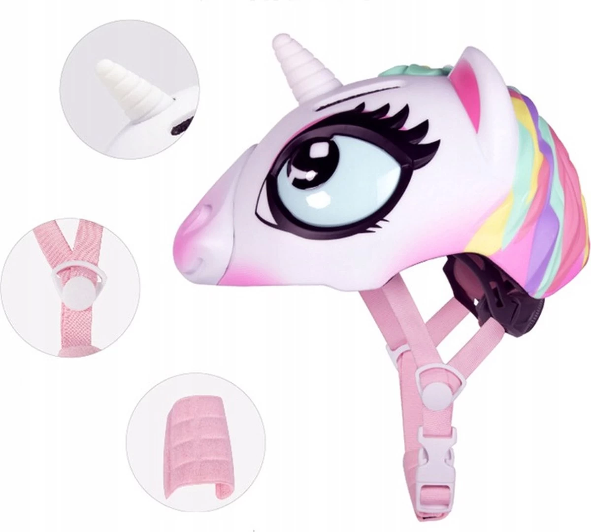 Merkloos Helm - Verstelbaar - 49 Tot 55 Cm -Eenhoorn - Unicorn - Fietsbescherming - Fietshelm - Kinderen - Meisjes - Jongens - Unisex - Valbescherming - Lichaamsbescherming - Skate Helm - Skeeleren - Fietsen - Hoofdbescherming 1 Merkloos Helm - Verstelbaar - 49 Tot 55 Cm -Eenhoorn - Unicorn - Fietsbescherming - Fietshelm - Kinderen - Meisjes - Jongens - Unisex - Valbescherming - Lichaamsbescherming - Skate Helm - Skeeleren - Fietsen - Hoofdbescherming