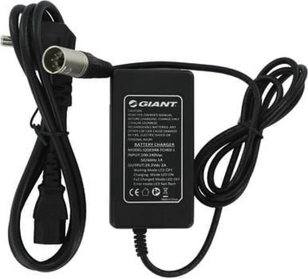 Giant Twist Acculader E-bike - Elektrische Fietsoplader - 29.4V - 3A 3 Giant Twist Acculader E-bike - Elektrische Fietsoplader - 29.4V - 3A - Afbeelding 3