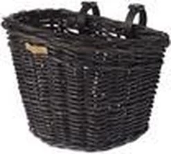 Basil Noir Fietsmand L - Voor - Rotan - Zwart Melee - Large -Fiets Serie Winkel 1200x1084 5