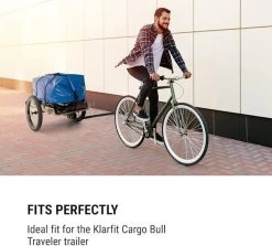 Klarfit Follower Fietsaanhanger Set - Fietskar 16" Luchtband - Aanhangwagen 35 Kg Belastbaarheid - Transporttas 120 Liter -Fiets Serie Winkel 1200x1085 3