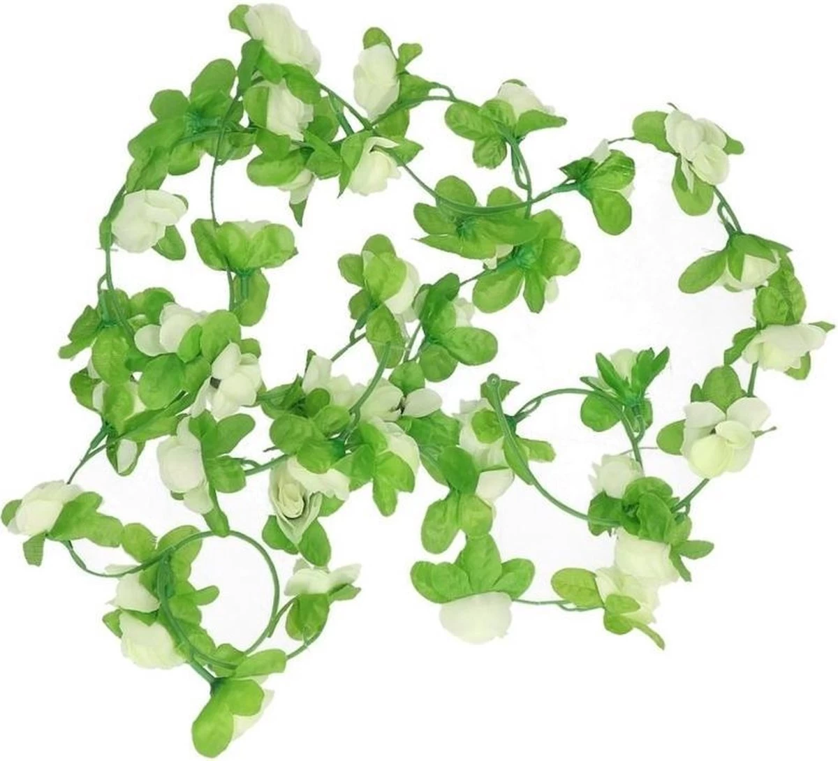 Merkloos Fiets Accessoires Stuur Of Frame Versiering Wit Bloemenslinger - 220 Cm 1 Merkloos Fiets Accessoires Stuur Of Frame Versiering Wit Bloemenslinger - 220 Cm