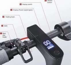 Comfort Inz - Long Range E Scooter - Elektrische Opvouwbare Step - 10.5Ah 350W - IOS Android Max. 31km/h 26 Comfort Inz - Long Range E Scooter - Elektrische Opvouwbare Step - 10.5Ah 350W - IOS Android Max. 31km/h -Fiets Serie Winkel 1200x1092 11