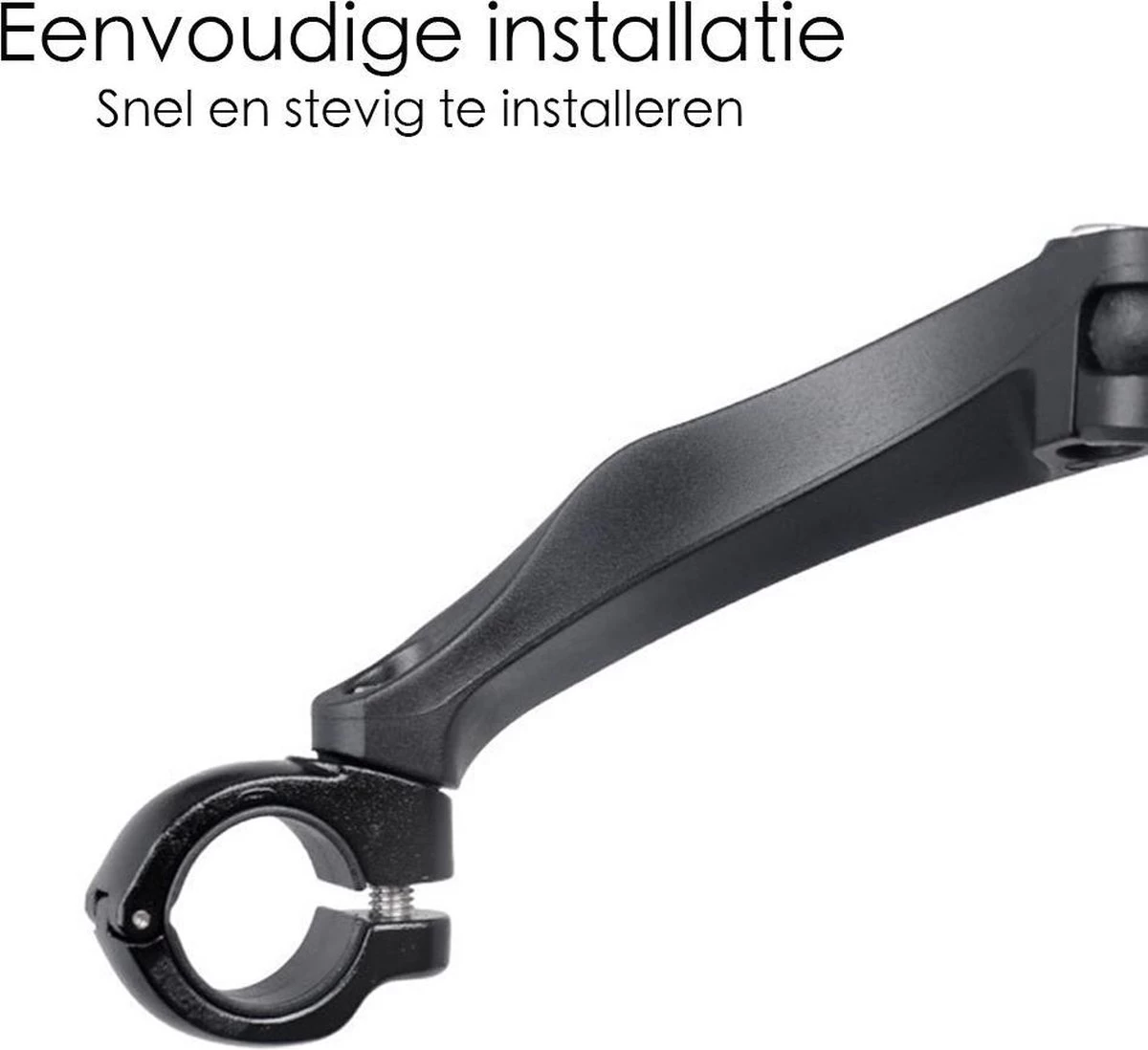 Merkloos Fietsspiegel Ebike Universeel - Zwart - Linker Spiegel - Verstelbaar - Universele Fietsspiegel - Fietsspiegel Op Stuur - Links - Fietsspiegel Achteruitkijk Spiegel - Fietsspiegels Electrische Fiets 4 Merkloos Fietsspiegel Ebike Universeel - Zwart - Linker Spiegel - Verstelbaar - Universele Fietsspiegel - Fietsspiegel Op Stuur - Links - Fietsspiegel Achteruitkijk Spiegel - Fietsspiegels Electrische Fiets - Afbeelding 4