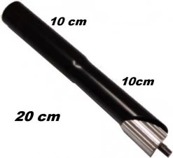 Vwp Stuurpen Verlenger Cr-mo 22.2 /210 Zwart -Fiets Serie Winkel 1200x1100 11