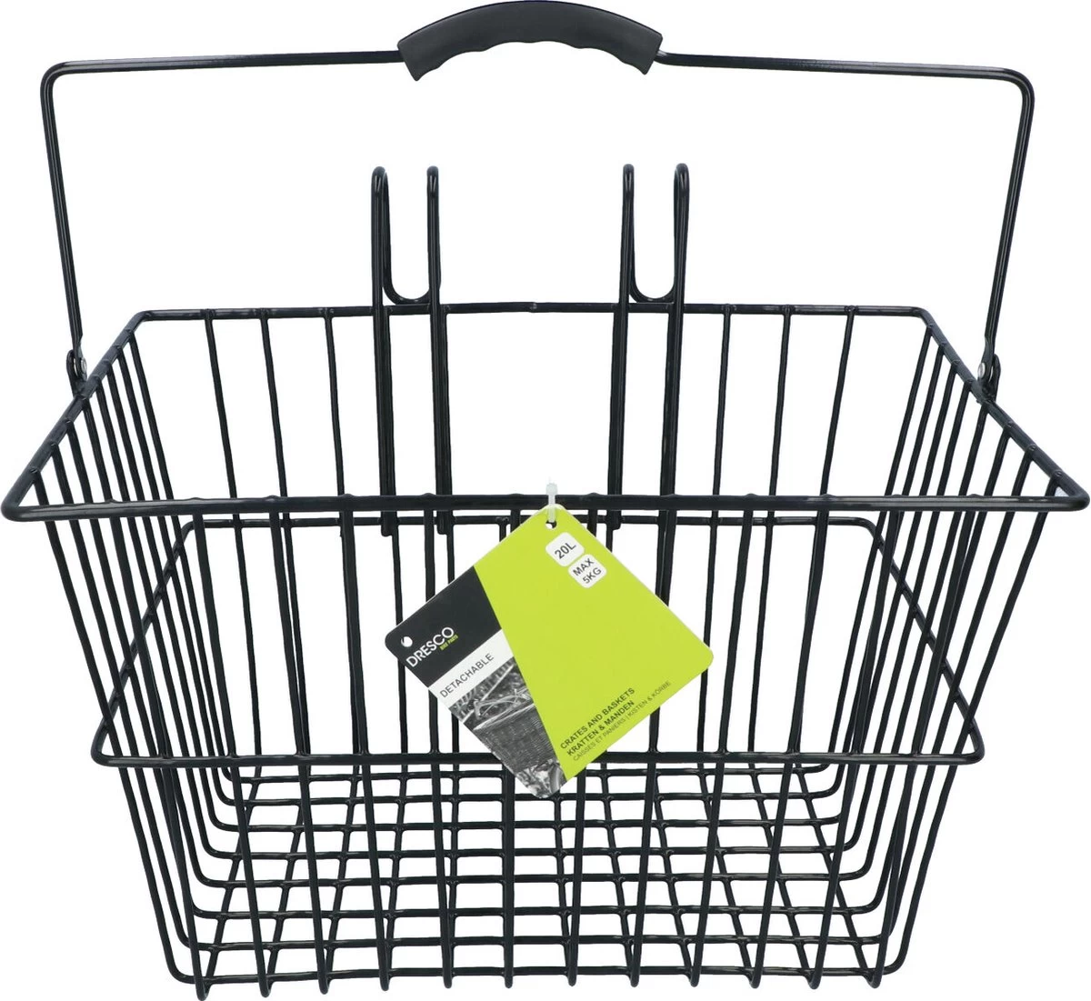 Dresco - Stalen Fietsmand - Metalen Fietsmand - Draagkracht 5 KG 5 Dresco - Stalen Fietsmand - Metalen Fietsmand - Draagkracht 5 KG - Afbeelding 5