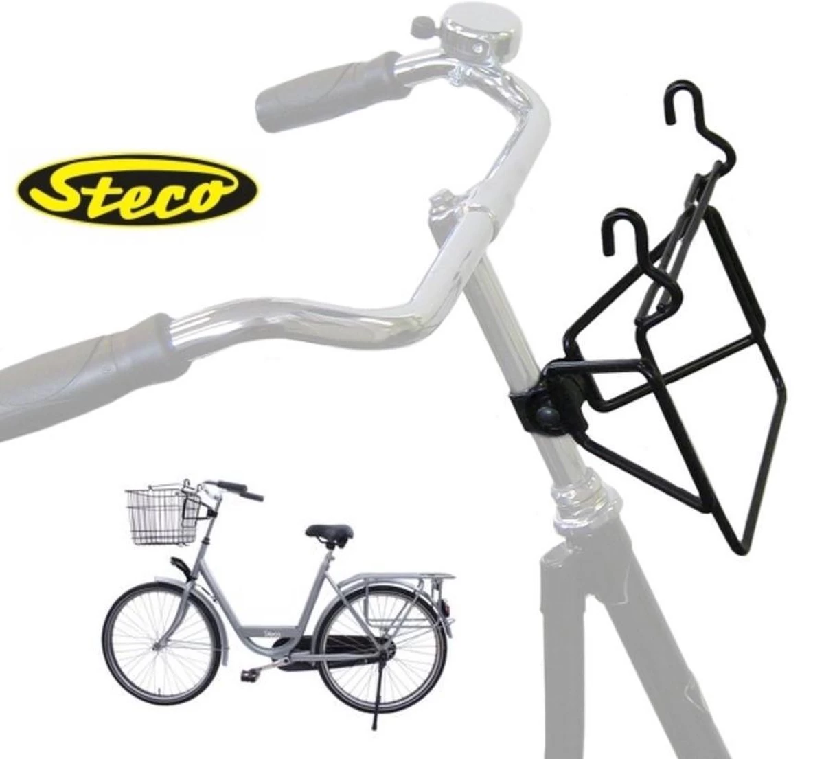 Steco Fietsmanddrager Mand-Mee Universeel 16 Steco Fietsmanddrager Mand-Mee Universeel - Afbeelding 16