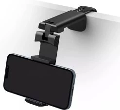 Airplane Buddy® Telefoonhouder - Vliegtuig - Bureau - Tafel - Trein - Auto - Koken - Multifunctioneel - Universeel - 360 Graden Draaibaar - Zwart