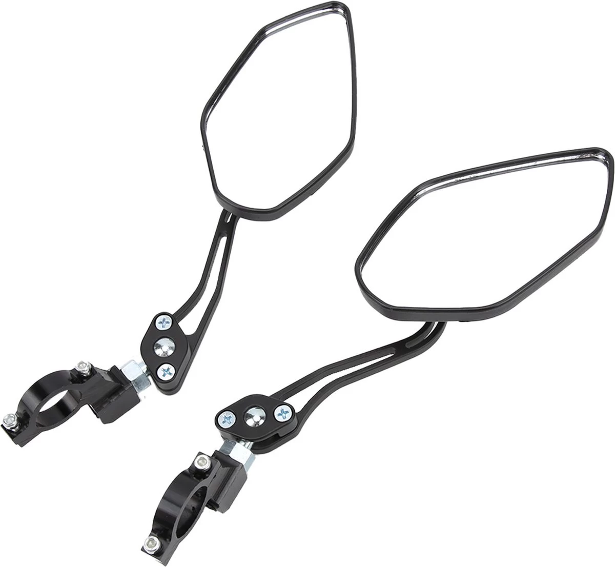 NueNext Fietsspiegel Ebike 2 Stuks – Achteruitkijk Spiegel Op Stuur – Multi-verstelbaar – 360 Rotatie - Speed-pedelec 10 NueNext Fietsspiegel Ebike 2 Stuks – Achteruitkijk Spiegel Op Stuur – Multi-verstelbaar – 360 Rotatie - Speed-pedelec - Afbeelding 10