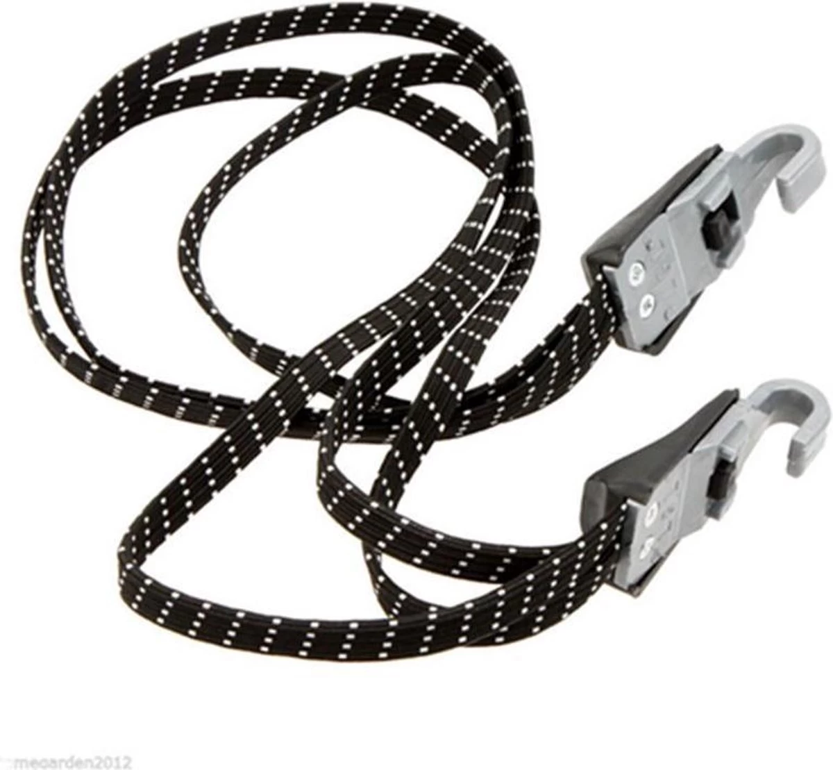 WiseGoods Snelbinders Fiets Met Haak Universeel - Bagagespin - Spinbinder - Bagagebinder - Fietsrekker - Spin - Zwart / Wit 3 WiseGoods Snelbinders Fiets Met Haak Universeel - Bagagespin - Spinbinder - Bagagebinder - Fietsrekker - Spin - Zwart / Wit - Afbeelding 3
