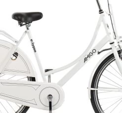 Amigo Eclypse Transportfiets 28 Inch - Omafiets Met Voordrager - Wit -Fiets Serie Winkel 1200x1117 11