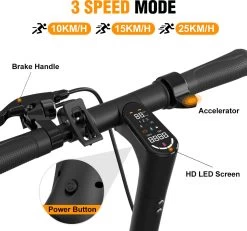 Elektrische Step RCB R17pro – Electric Scooter – Opvouwbare E-step – 10 Inch - 7.8Ah – Max 25 Km/u – Max 110 Kg – Met App & Nederlandse Handleiding -Fiets Serie Winkel 1200x1121 8