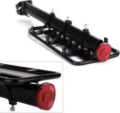 Merkloos Bagagedrager Fiets - Bagagerek Met Zadelpenbevestiging - Aluminium - Zwart - Geschikt Voor Mountainbike & Racefiets -Fiets Serie Winkel 1200x1126 3