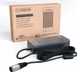GO SOLID! ® Cortina Ecomo Oplader - 24V 2A - XLR 3-polig