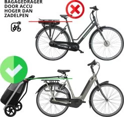 Shoppingcruiser 2 In 1 Boodschappentrolley Voor Achter De Fiets - Fietskar - Robuuste Boodschappenwagen - Allround Bagagekar -Fiets Serie Winkel 1200x1134 5