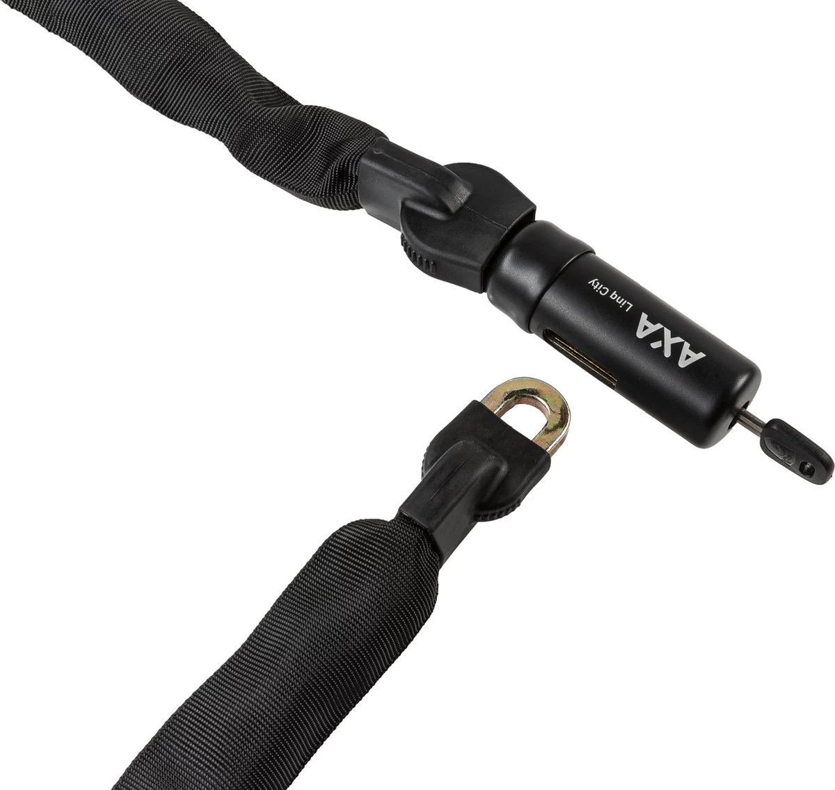 AXA Linq City 180 Kettingslot - Slot Voor Bakfietsen - 180 Cm – 7 Mm - Zwart 2 AXA Linq City 180 Kettingslot - Slot Voor Bakfietsen - 180 Cm – 7 Mm - Zwart - Afbeelding 2