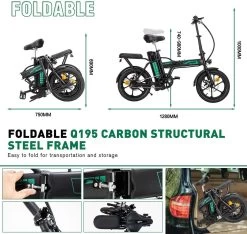 HITWAY Elektrische Fiets Voor, Stadsfietsen Opvouwbaar, E-BIKE, 7.5Ah Batterij, 250W Motor, Actieradius Tot 45 Km - BK5 -Fiets Serie Winkel 1200x1138 7