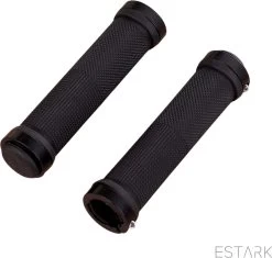 ESTARK® - Fietshandvatten - Lock-On - Handvatten - Universeel - Fiets – Mountainbike – Professioneel - Grips - Extra Grip – Fietshandvaten -Handvaten - Handig Te Monteren - Anti-slip – Fietsen – Stuur – Bikegrips – Lock-on Aanspanbaar - Zwart - LO-zw -Fiets Serie Winkel 1200x1141 10