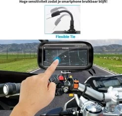 Telefoonhouder Voor Motor Fietsen En Scooters - Universele Houder Voor Mobiele Telefoons, Anti-shake En Stabiele Houder Klem Met 360 ° Rotatie Voor IPhone Samsung SmartPhone GPS Van 3,5 Tot 6.7 Inch -Fiets Serie Winkel 1200x1144 11
