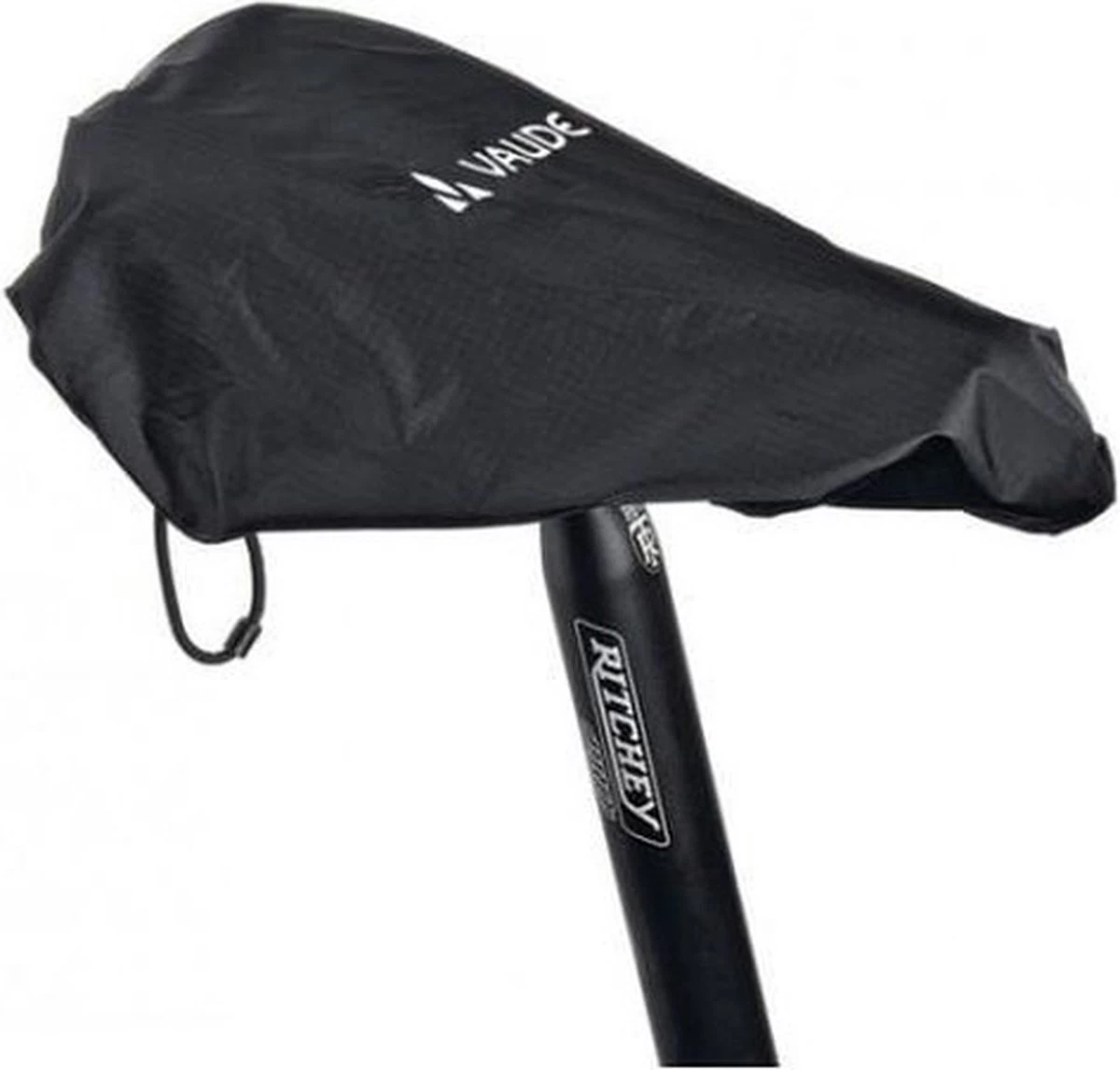 VAUDE Raincover For Saddles Fietszadelhoes - L - Black - Reflecterende Elementen 2 VAUDE Raincover For Saddles Fietszadelhoes - L - Black - Reflecterende Elementen - Afbeelding 2