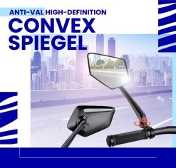 Beyond Gold - Fietsspiegel - Links - Reflectie Strip - E Step - Elektrische Fiets - Mountain Bike - Incl Grote Kijkhoek - Achteruitkijkspiegel - 360º Verstelbaar - Multifunctioneel - Incl Inbussleutel - Fiets Spiegel -Fiets Serie Winkel 1200x1148 2