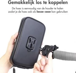 Accezz Telefoonhouder Fiets - GSM Houder Fiets - Telefoonhouder Fiets Waterdicht - 360° Rotatie - Universeel - Zwart -Fiets Serie Winkel 1200x1148 8