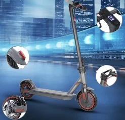 Comfort Inz - Long Range E Scooter - Elektrische Opvouwbare Step - 10.5Ah 350W - IOS Android Max. 31km/h 25 Comfort Inz - Long Range E Scooter - Elektrische Opvouwbare Step - 10.5Ah 350W - IOS Android Max. 31km/h -Fiets Serie Winkel 1200x1149 4