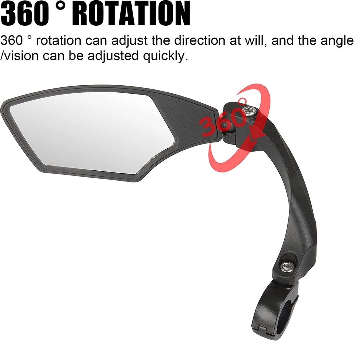 Igoods Fietsspiegel Ebike Links - Fietsspiegel Op Stuur - Verstelbaar 6 Igoods Fietsspiegel Ebike Links - Fietsspiegel Op Stuur - Verstelbaar - Afbeelding 6