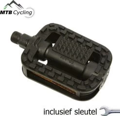 Fiets Pedalen Inclusief Bevestiging Gereedschap - Anti Slip - Trappers Voor Fiets Met Reflector - 14.2mm Schroefdraad - 9/16 Inch -Zwart -Fiets Serie Winkel 1200x1155 7
