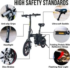 Windgoo B20 V2 - Smart E Bike - APP IOS Android - Elektrische Vouwfiets Zonder Gashandel - 250W - 14 Inch - 25 KM/H - Zwart 26 Windgoo B20 V2 - Smart E Bike - APP IOS Android - Elektrische Vouwfiets Zonder Gashandel - 250W - 14 Inch - 25 KM/H - Zwart -Fiets Serie Winkel 1200x1160 13
