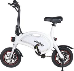 Windgoo - B3 Elektrische Long-Range E-Bike Met Trappers - E-bike - 25Km / H - Wit