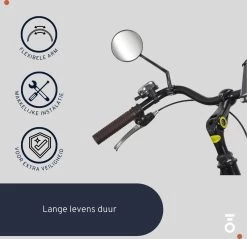 Fietsspiegel - Fietsspiegel EBike - Achteruitkijkspiegel - Flexibel - Flexibele Arm - Universele Verstelbare Fietsspiegel-Fiets Spiegel - Fietsspiegel Op Stuur - Electrische Fiets - -Fiets Serie Winkel 1200x1161 4