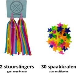 Entergoods® Fietsversiering Kinderfiets- Stuurslingers En Spaakkralen - Combi/Set - Fietsversiering Kinderen - Vrolijke Streamers Stuur + Spaakkralen Ster 8 Entergoods® Fietsversiering Kinderfiets- Stuurslingers En Spaakkralen - Combi/Set - Fietsversiering Kinderen - Vrolijke Streamers Stuur + Spaakkralen Ster -Fiets Serie Winkel 1200x1161 9
