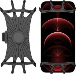 Universele Telefoonhouder Fiets Siliconen - Telefoon Houder Fiets Accessoires 360 Graden - Scooter Telefoonhouder - Zwart -Fiets Serie Winkel 1200x1165 15